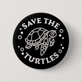 Rett der Meeresschildkröten und Erhaltung der wild Button