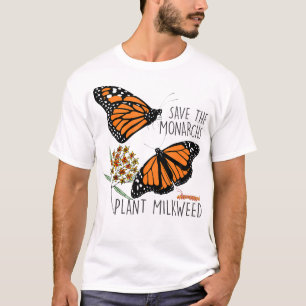 Rett der Monarchen Pflanze ein wenig Milkweed Butt T-Shirt