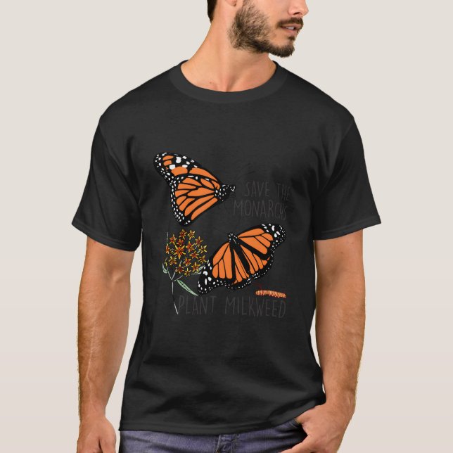 Rett der Monarchen-Pflanze einige Milkweed Butterf T-Shirt (Vorderseite)