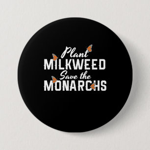 Rett der Monarchen-Schmetterling Button