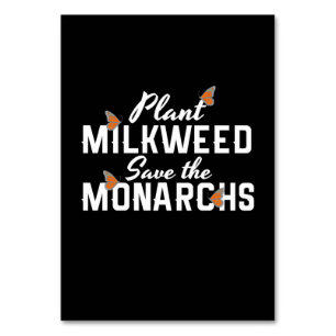 Rett der Monarchen-Schmetterling Tischnummer