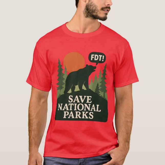 Rett der Nationalparks FDT T-Shirt (Vorderseite)