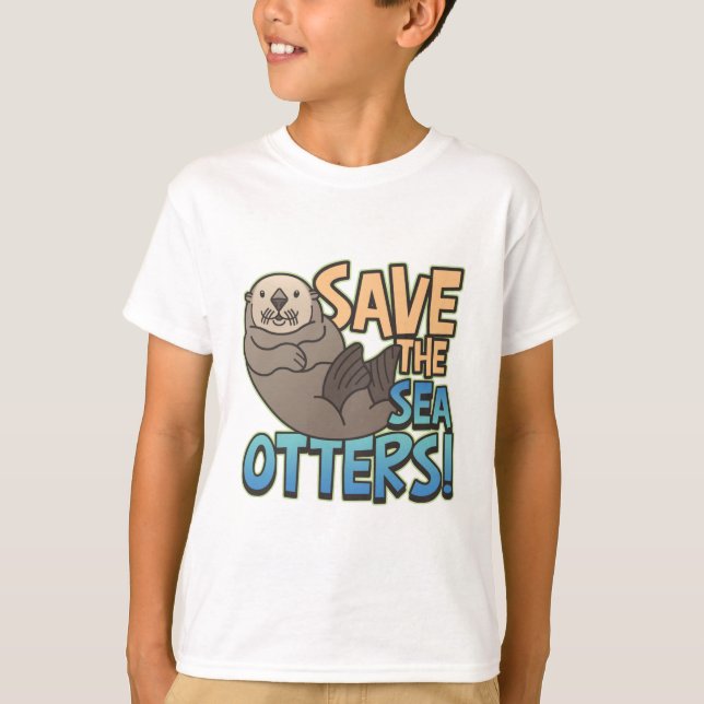Rett der Otter T-Shirt (Vorderseite)