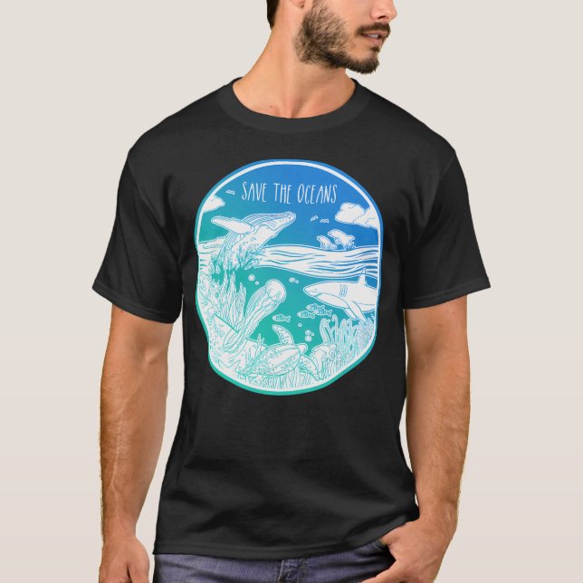 Rett der Ozeane T-Shirt (Vorderseite)