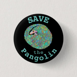 Rett der Pangolin-Farbgebung Button