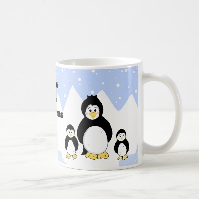 Rett der Pinguine Kaffeetasse (Rechts)