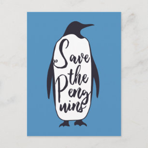 Rett der Pinguine Postkarte