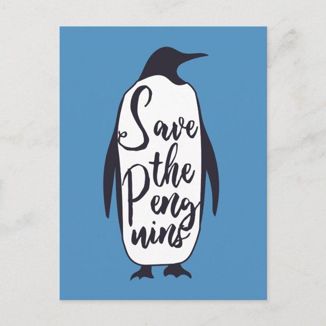 Rett der Pinguine Postkarte (Vorderseite)