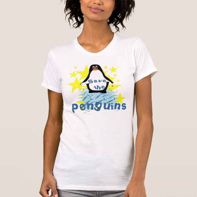 Rett der Pinguine T-Shirt (Vorderseite)