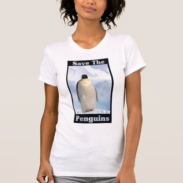 Rett der Pinguine T-Shirt (Vorderseite)