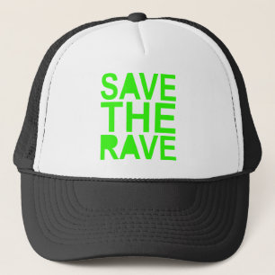 Rett der Rave Green NU RAVE Raver 80er Szene Truckerkappe