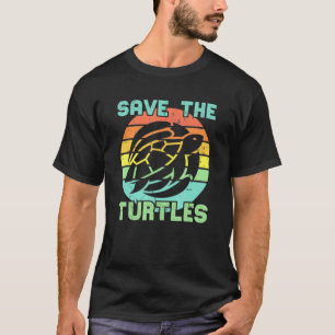 Rett der Schildkröten Tierrechte Meeresschildkröte T-Shirt