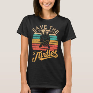 Rett der Schildkröten Tierrechte Meeresschildkröte T-Shirt