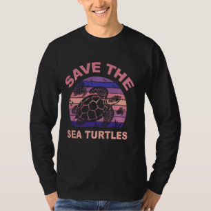 Rett der Schildkröten Tierrechte Meeresschildkröte T-Shirt