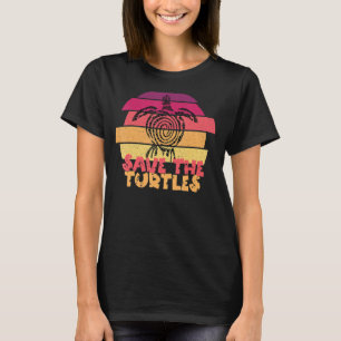Rett der Schildkröten Tierrechte Meeresschildkröte T-Shirt