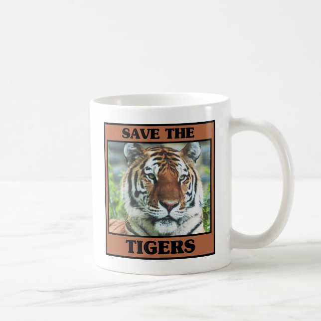 Rett der Tiger Tasse (Rechts)