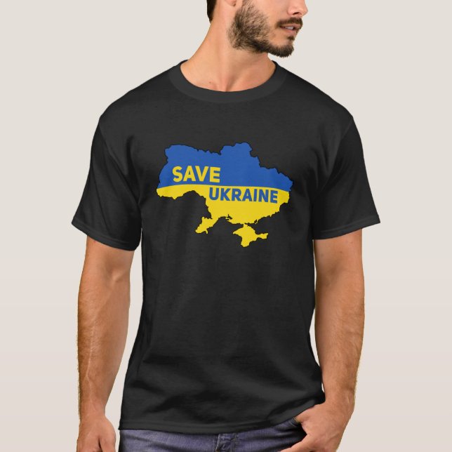Rett der Ukraine vom russischen Einfall  T-Shirt (Vorderseite)