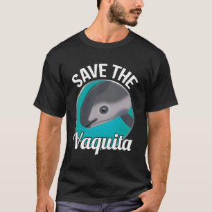 Rett der Vaquita Selten Porpoise Cochito T-Shirt