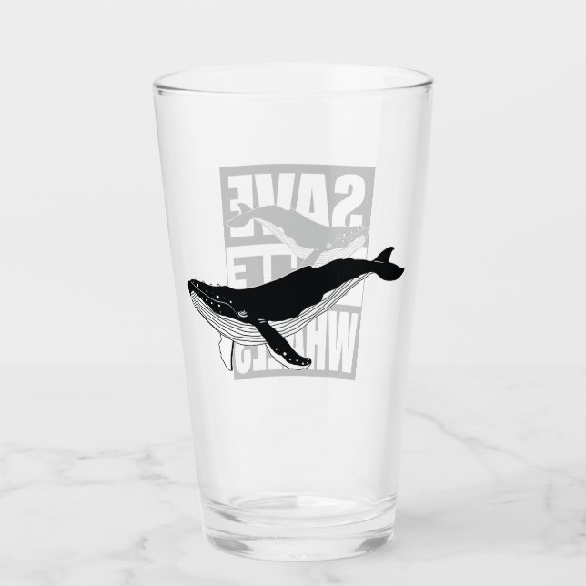 Rett der Wale Glas (Vorderseite)