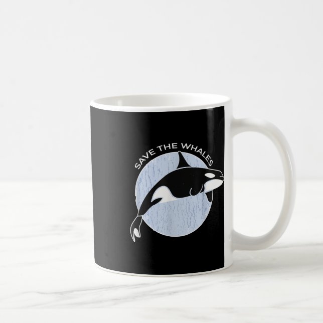 Rett der Wale im Meeresumweltschutz I Kaffeetasse (Rechts)