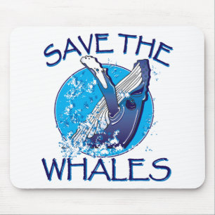 Rett der Wale Mousepad