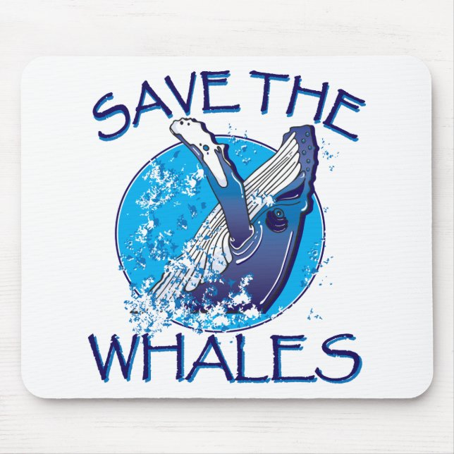 Rett der Wale Mousepad (Vorne)