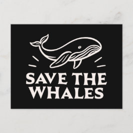 Rett der Wale Postkarte