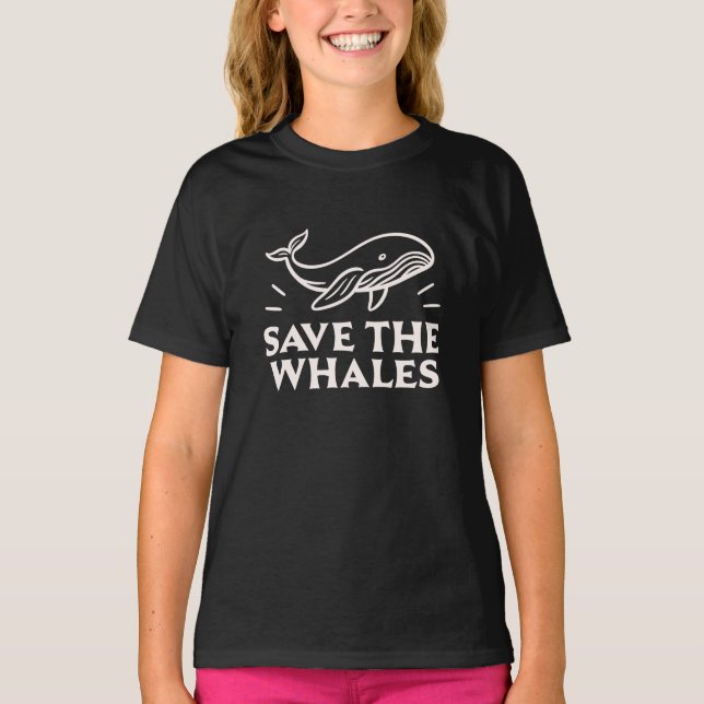Rett der Wale T-Shirt (Vorderseite)
