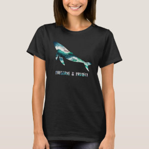 Rett der Walschutzarten Meeresbewusstsein T-Shirt