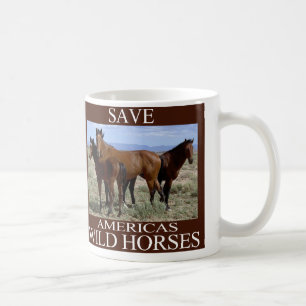 Rett der Wildpferde Tasse