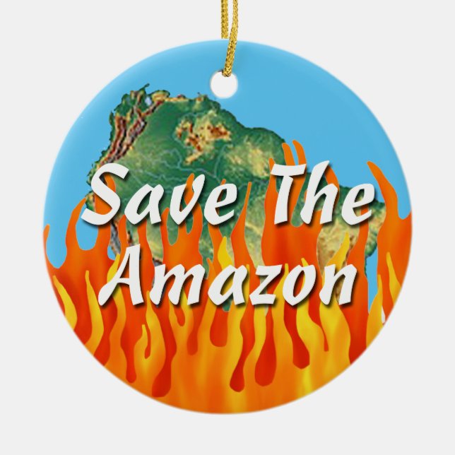 Rett des Amazonas Keramik Ornament (Vorne)