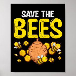 Rett des Bees Environmental Protection Earth Day G Poster