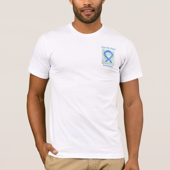 Rett des benutzerdefinierten T-Shirts "Music Aware (Vorderseite)