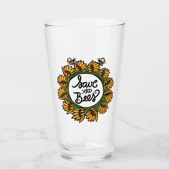 Rett des Bienen-Earth-Tages Glas (Vorderseite)