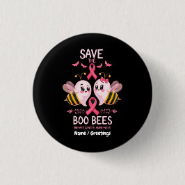 Rett des Brustkrebs der Boobienen - FrauenHallowee Button