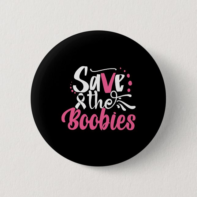 Rett des Brustkrebses A der Boo-Babys Button (Vorderseite)