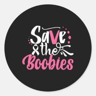 Rett des Brustkrebses A der Boo-Babys Runder Aufkleber