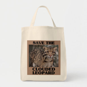 Rett des getrübten Leoparden Tragetasche