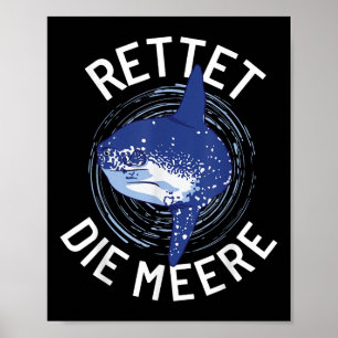 Rett des Meeresumweltschutzmonds Poster