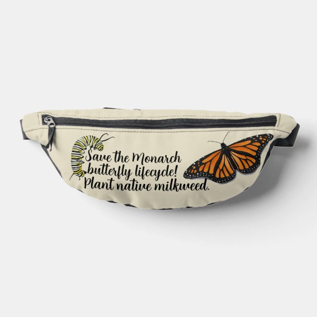 Rett des Monarch-Schmetterling-Lebenszyklus Bauchtasche (Ablage )