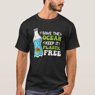 Rett des Ozeans Behielt es Plastikfreie Umwelt T-Shirt