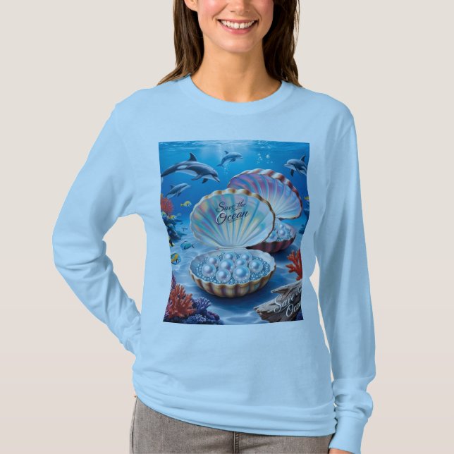 Rett des Ozeans für die Zukunft T-Shirt (Vorderseite)