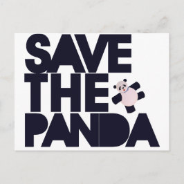 Rett des Panda-Bären Postkarte