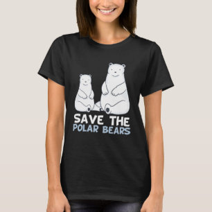 Rett des Polarbären-Klimaschutztieres Po T-Shirt