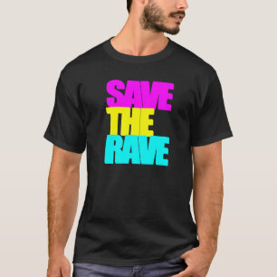 Rett des Rave Techno Goa Acid-Party mit Trance T-Shirt
