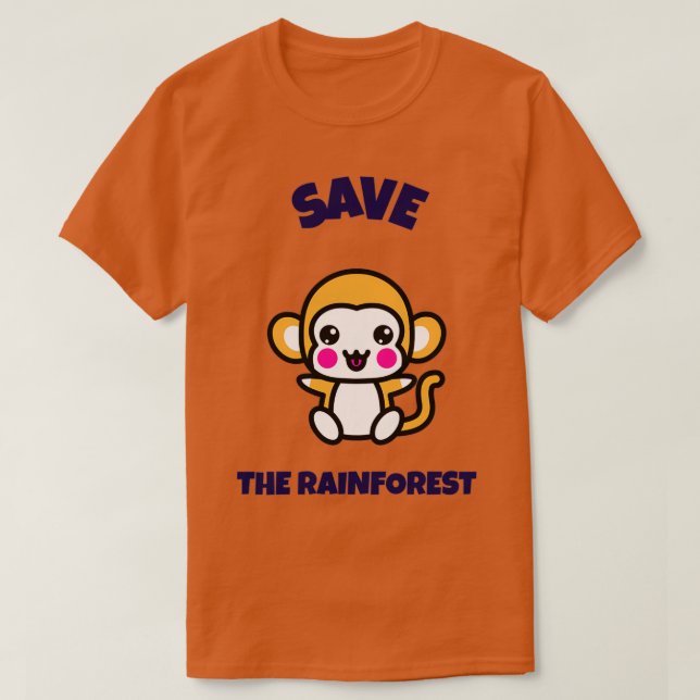 Rett des Regenwaldes T-Shirt (Design vorne)