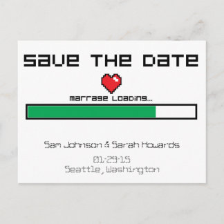 Rett des Spiels - Videospielstil Ankündigungspostkarte