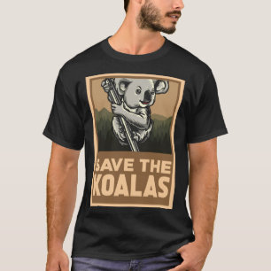 Rett des Tierrechtsaktivisten von Koalas T-Shirt