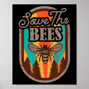 Rett des Umweltschutzes für Bienen _ Poster