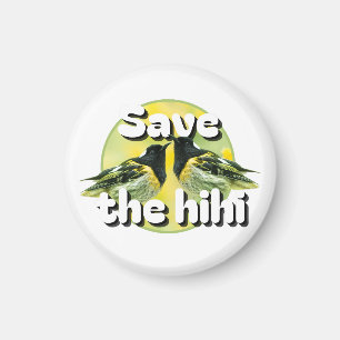 Rett des vom Aussterben bedrohten Hihi-Vogels Magnet